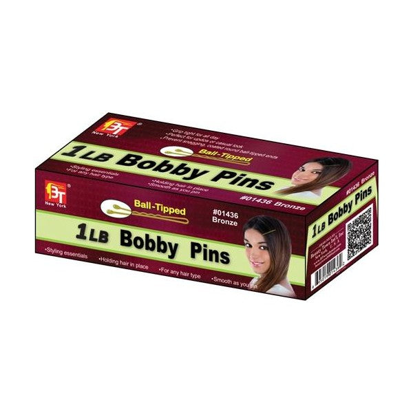 1 Lb Bobby Pins Box 2" Bronze