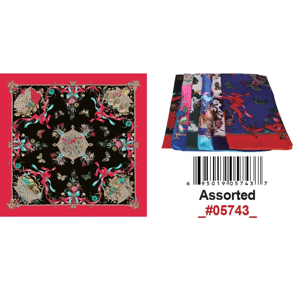Satin Silky Scarf 35" X 35"