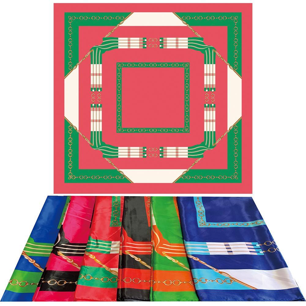Satin Silky Scarf 35" X 35"