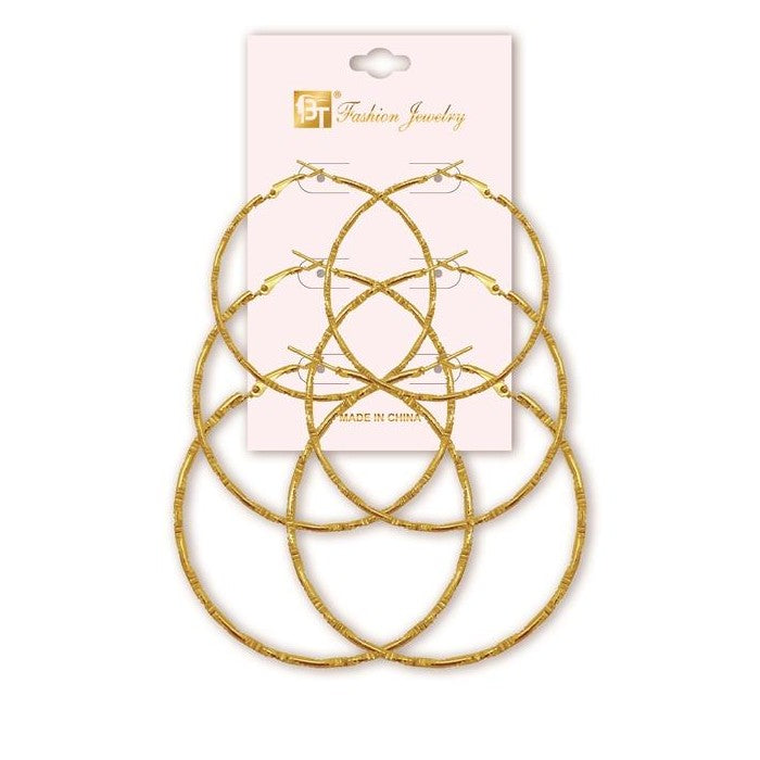 3 Pairs Earrings Good Form