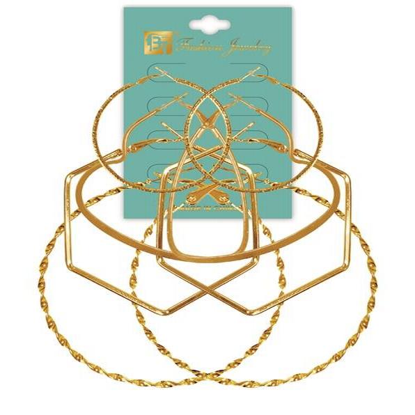 3 Pair Earrings