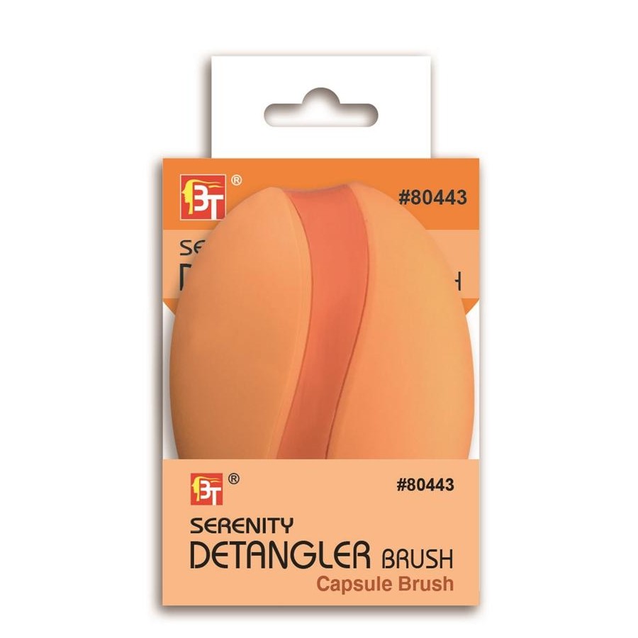 Serenity Detangler Brush Capsule Brush Orange