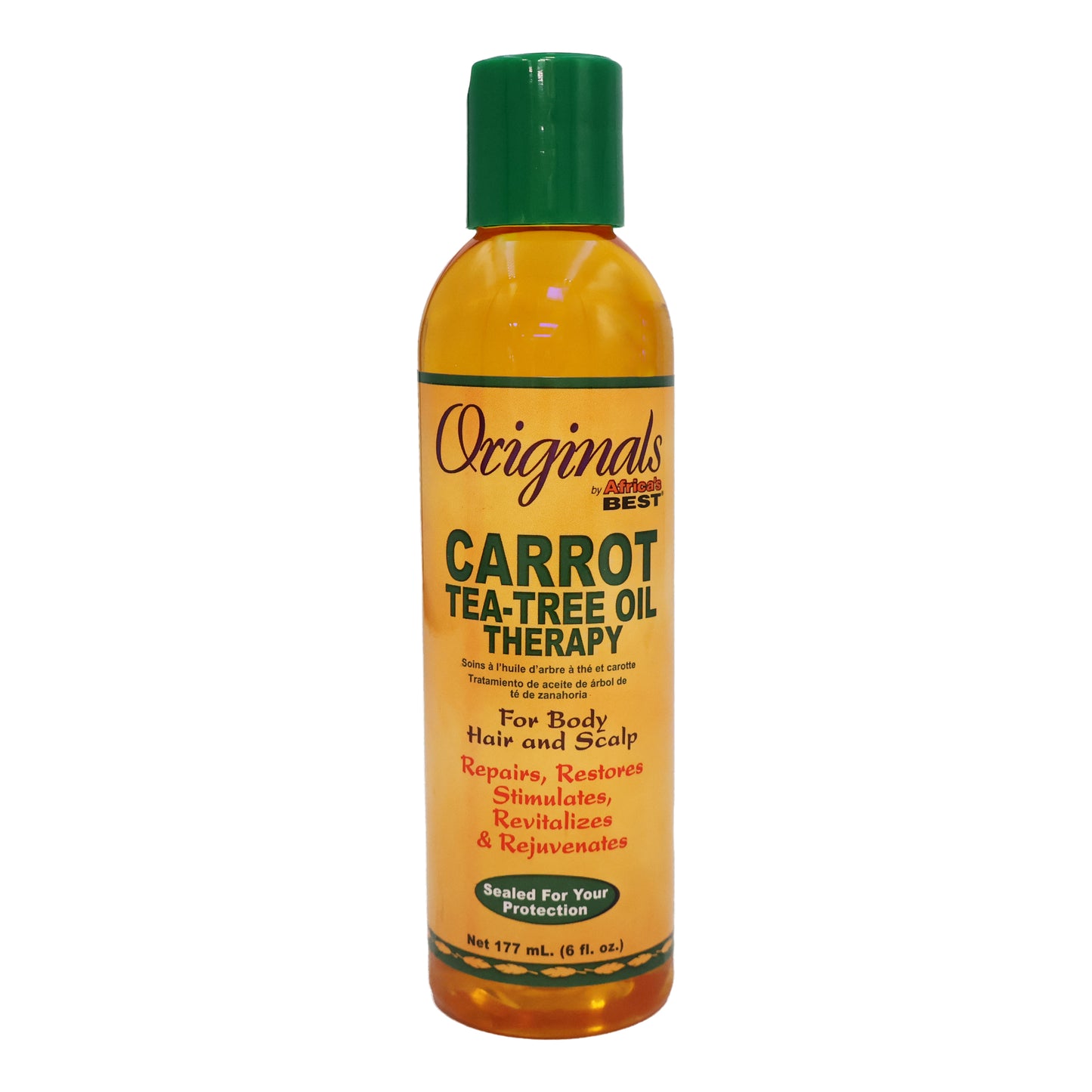 Africa's Best Organic Carrot Tea Tree Oil Therapy, 6 Oz.