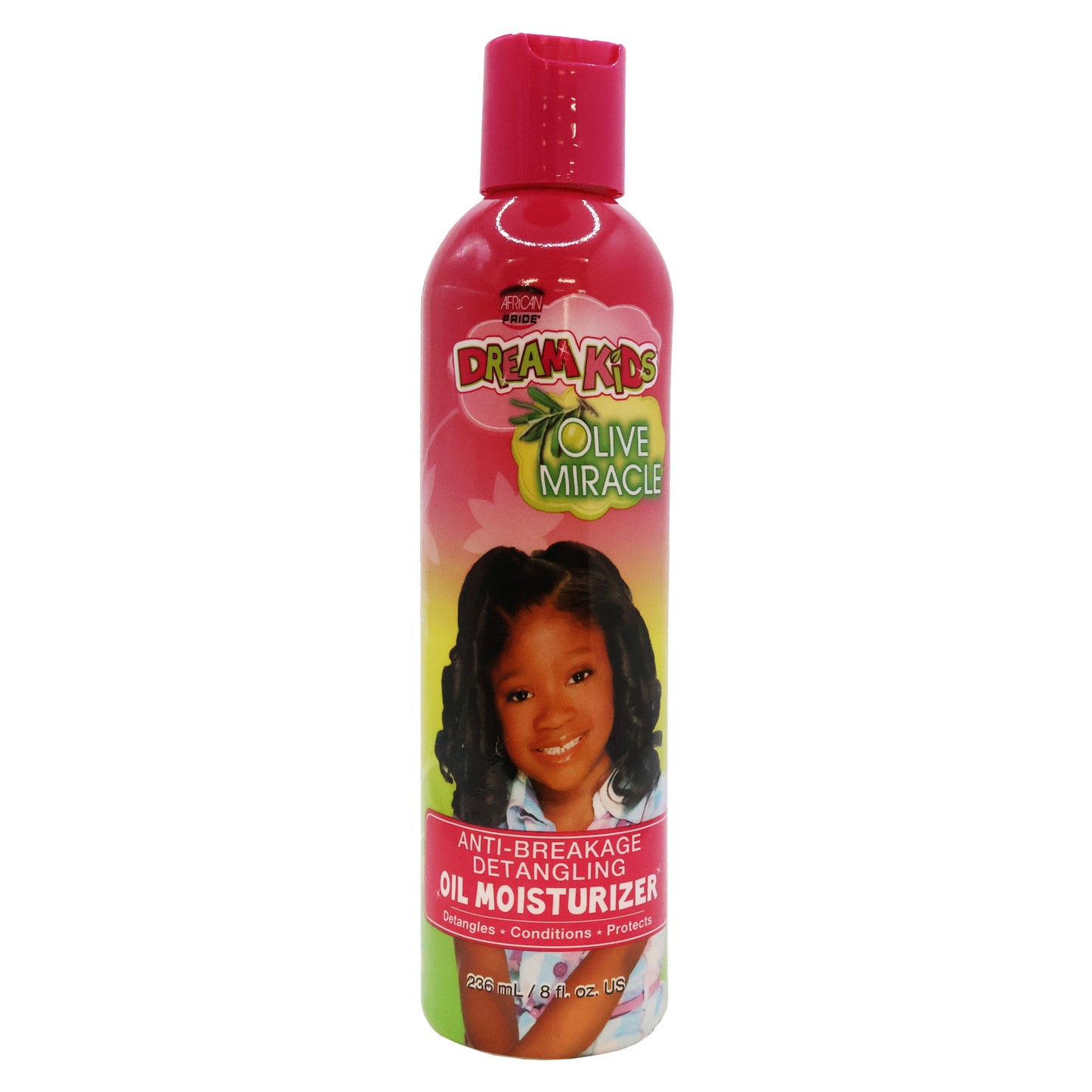 African Pride Dream Kids Olive Miracle Anti-Breakage Detangling Oil Moisturizer, 8 Oz