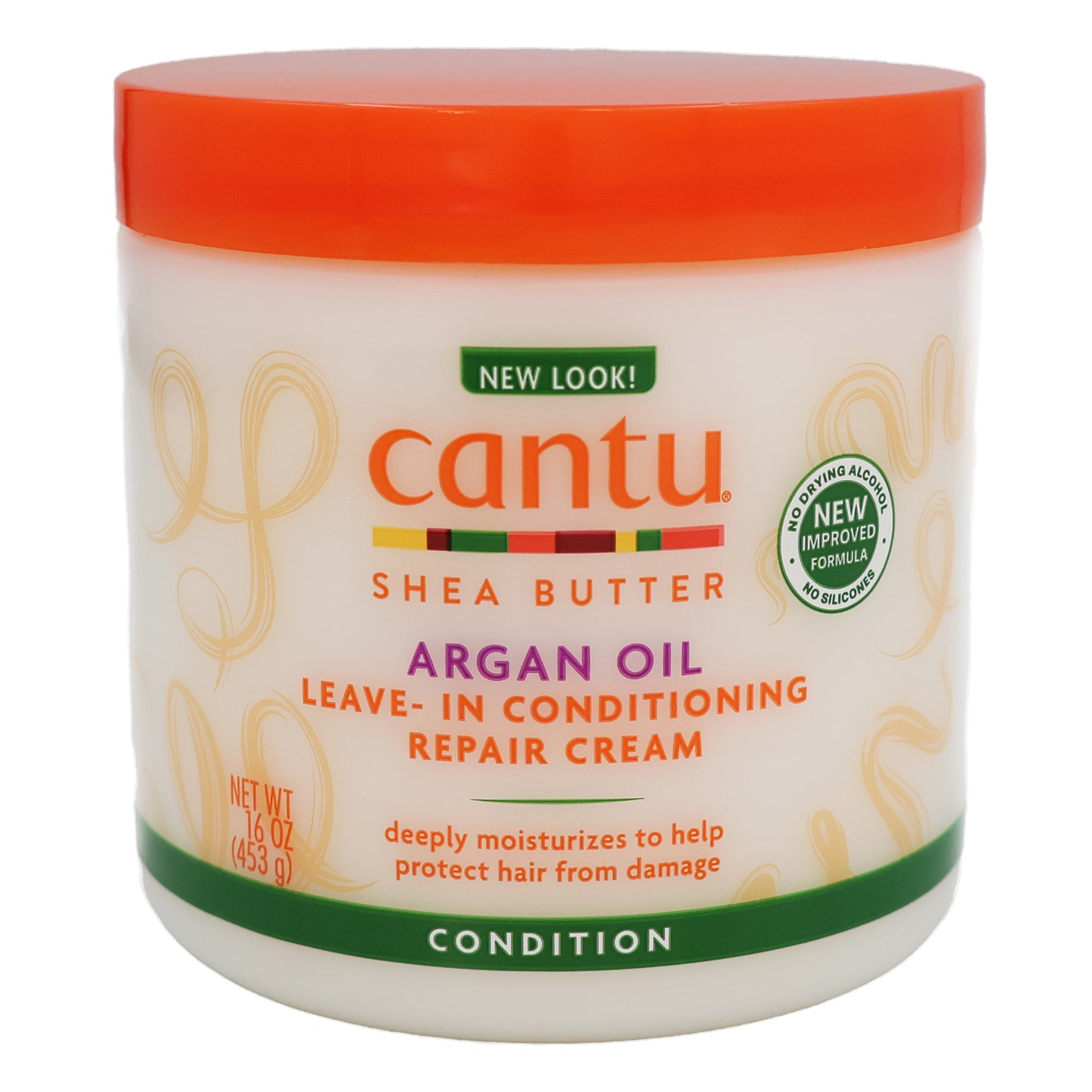 Cantu Argan Oil Leave In Conditioning Repair Cream, 16 Oz.