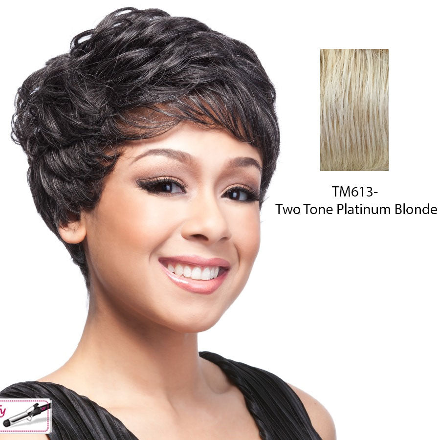 Sassy Mama Synthetic Full Wig Eden,Platinum blonde