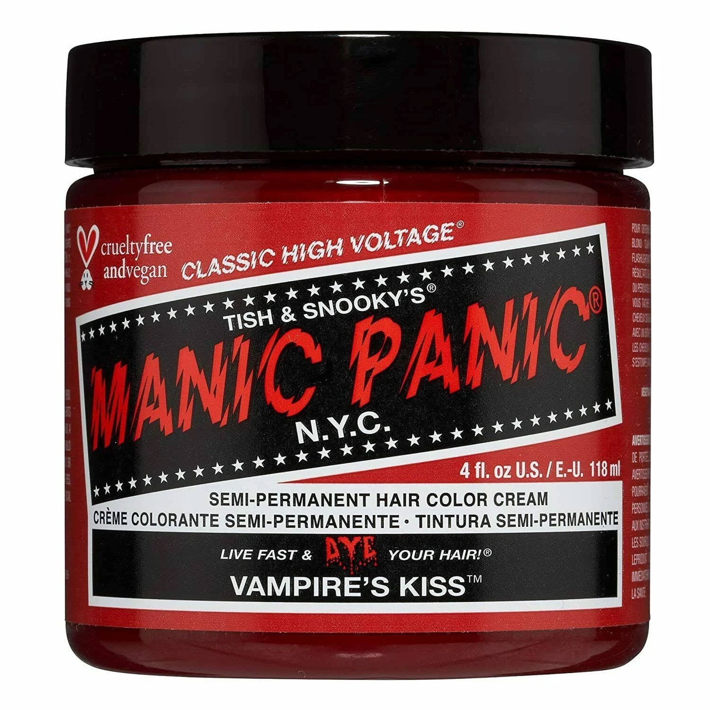 Manic Panic Semi Hair Color Vampire Kiss 11042 110429 4oz