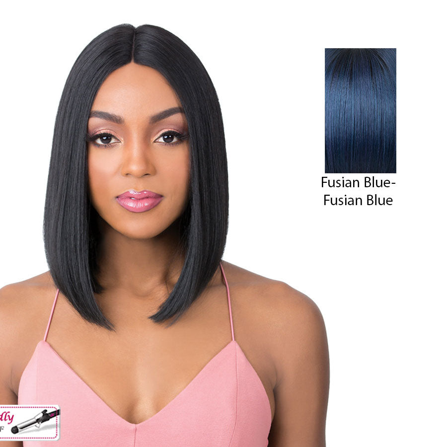 Alexis Heat Friendly Synthetic Wig,Fusian Blue