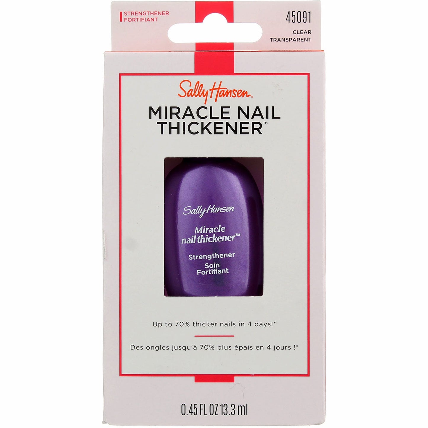 Sally Hansen Nail Treatment 45091 - Miracle Nail Thickener, 0.45 Oz