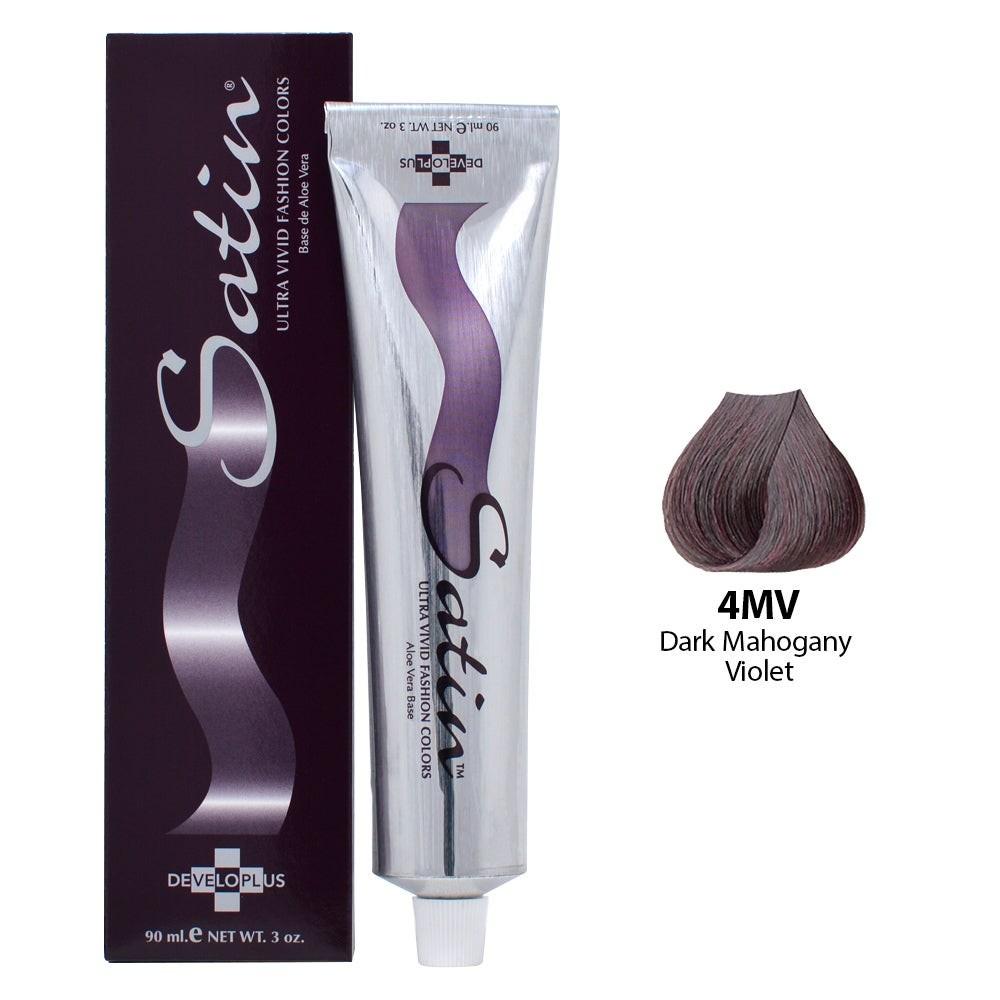 Satin Dark Mahogany Violet Hair Color 4Mv 3 Oz