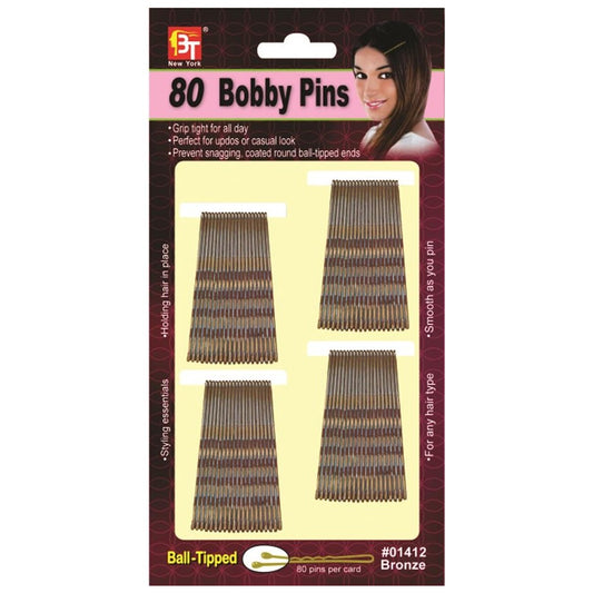 80 Bobby Pins Bronze