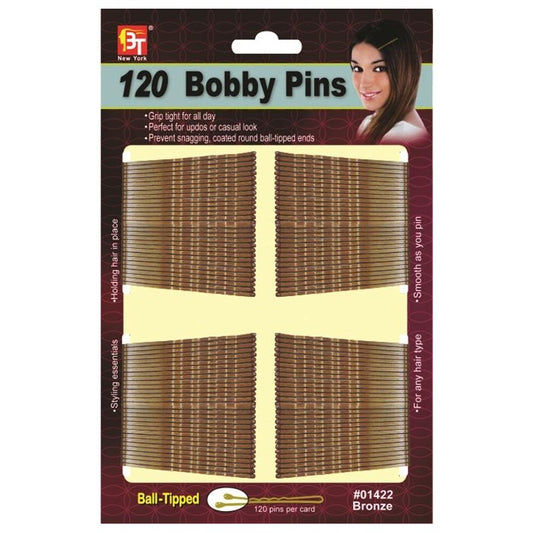 120 Bobby Pins Bronze