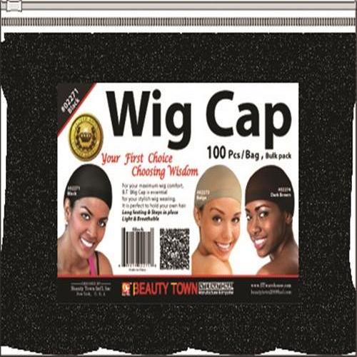 1Pack Wig Cap Bulk Pack 100 Pcs Black