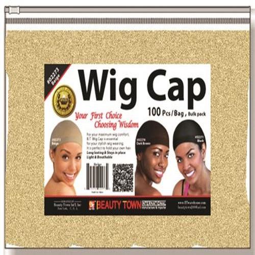 1Pack Wig Cap Bulk Pack 100 Pcs Beige