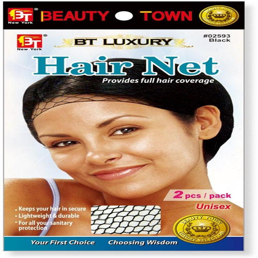 1Hair Nets 2 Pcs Black