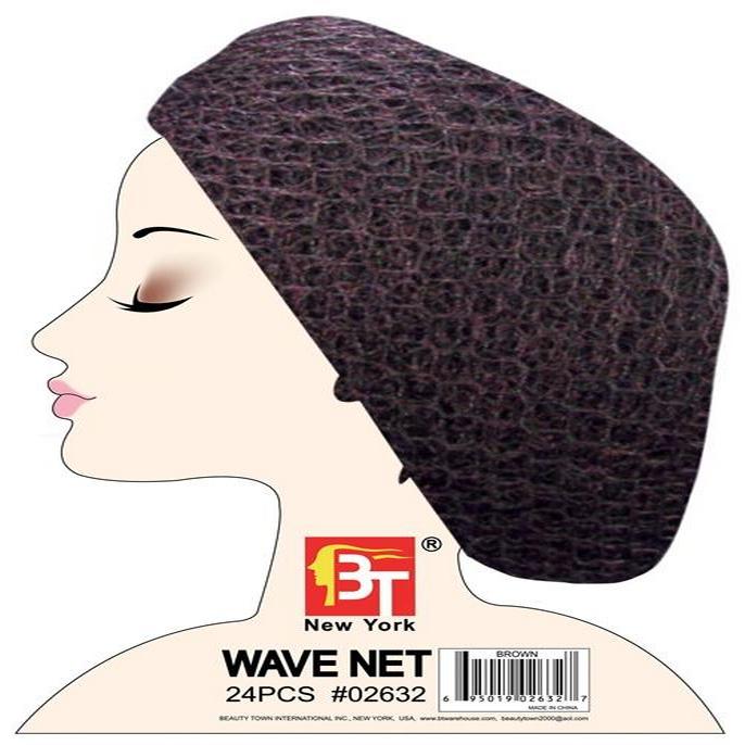 1Pack Wave Net 2/Dz Head Display Dark Brown