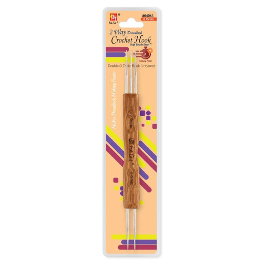 2 Way Dreadlock Crochet Hook-Ouble & Triple Hook 0.75Mm