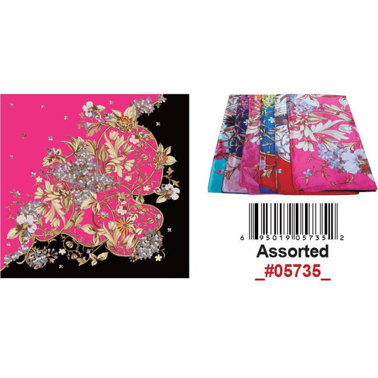 Satin Silky Scarf 35" X 35"