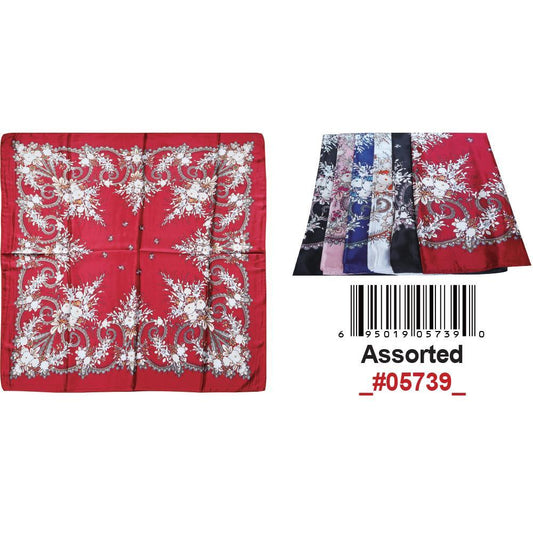 Satin Silky Scarf 35" X 35"