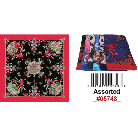 Satin Silky Scarf 35" X 35"