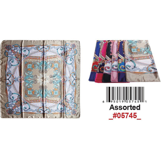 Satin Silky Scarf 35" X 35"