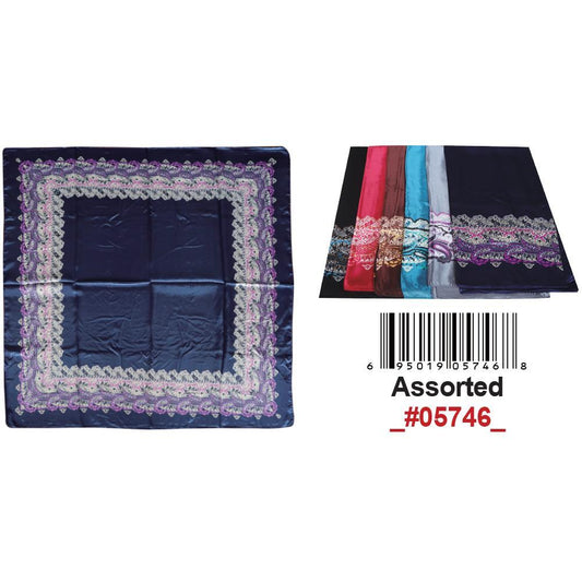 Satin Silky Scarf 35" X 35"