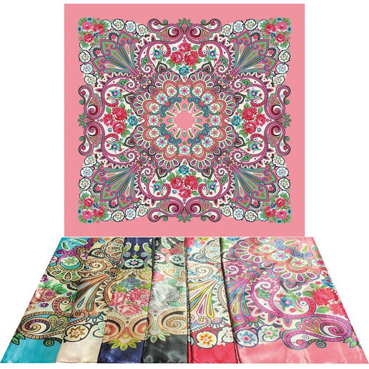 Satin Silky Scarf 35" X 35"