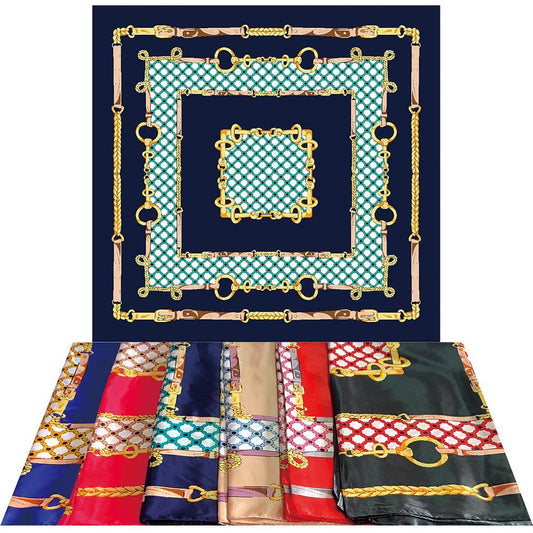 Satin Silky Scarf 35" X 35"