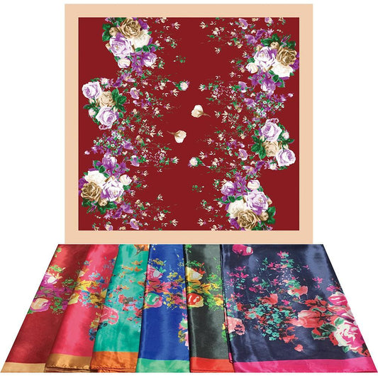 Satin Silky Scarf 35" X 35"