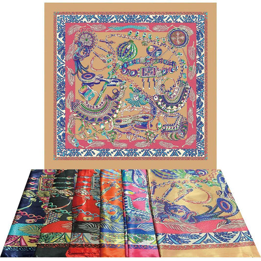 Satin Silky Scarf 35" X 35"