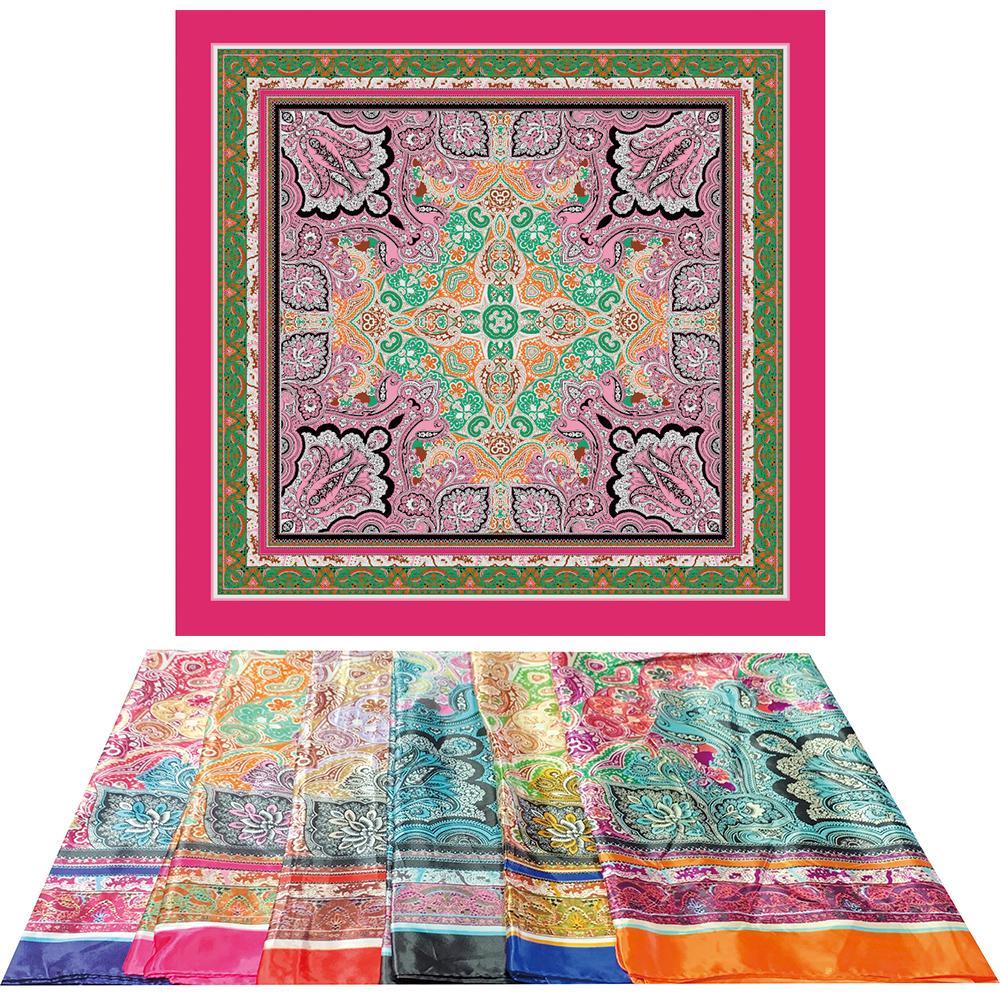 Satin Silky Scarf 35" X 35"