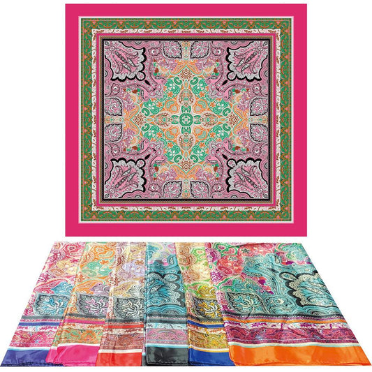 Satin Silky Scarf 35" X 35"