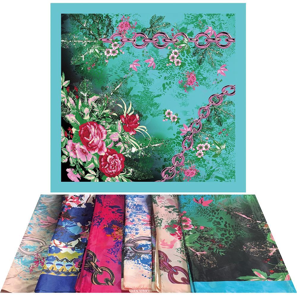 Satin Silky Scarf 35" X 35"