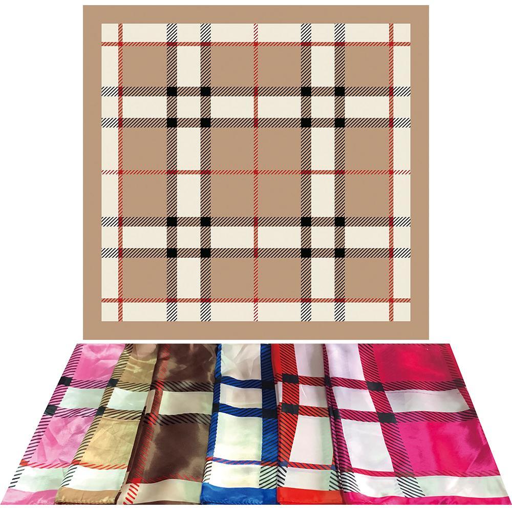 Satin Silky Scarf 35" X 35"