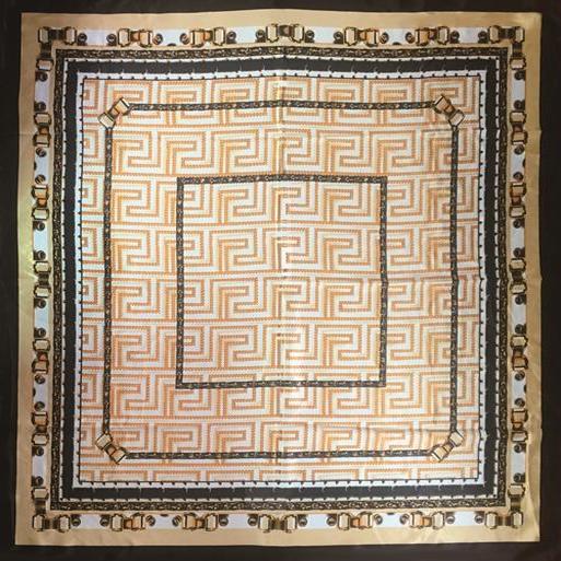Satin Silky Scarf 35" X 35" LabyrinthAssorted