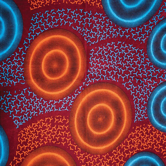 African Pattern Long Scarf 71" X 22"