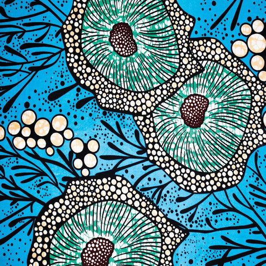 African Pattern Long Scarf 71" X 22"