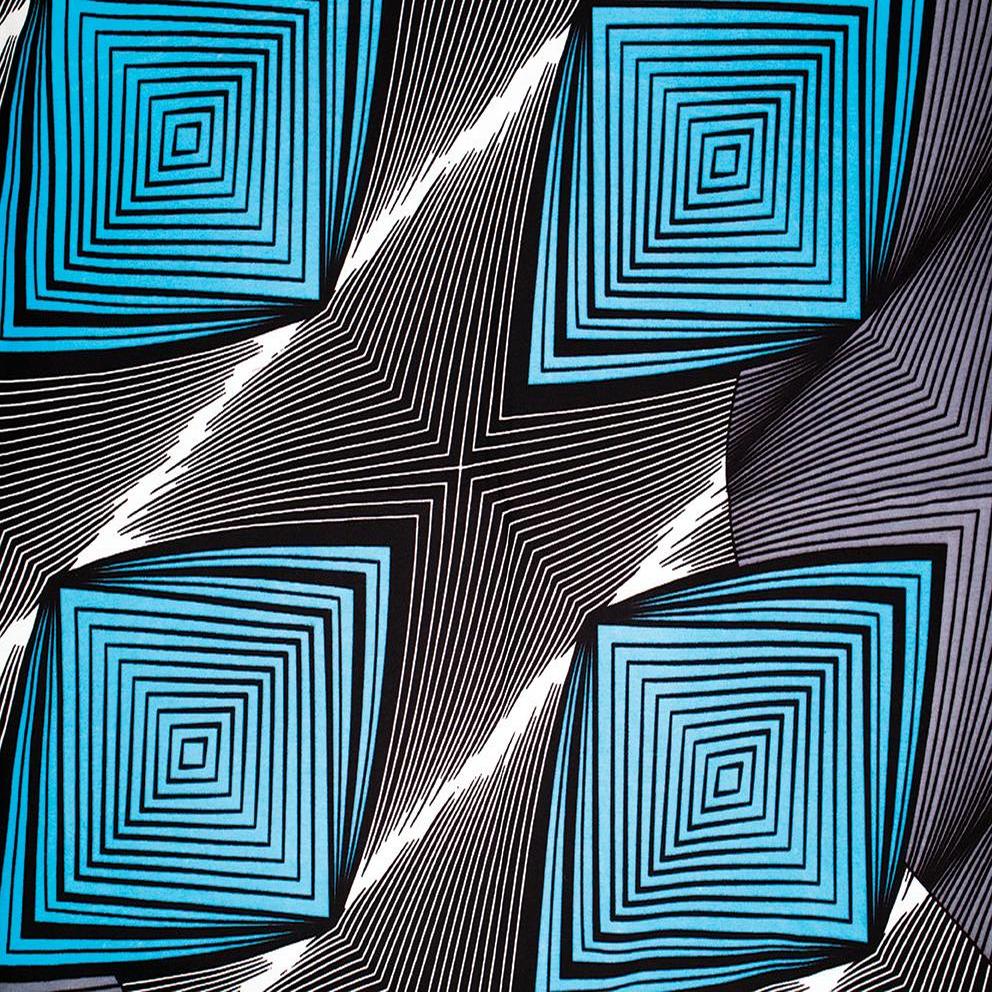 African Pattern Long Scarf 71" X 22"