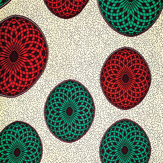 African Pattern Long Scarf 71" X 22"