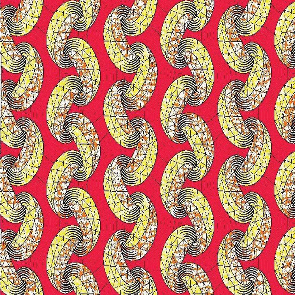African Pattern Long Scarf 71" X 22"