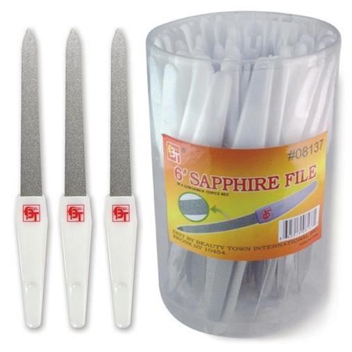 6" Sapphire File 72 Pcs
