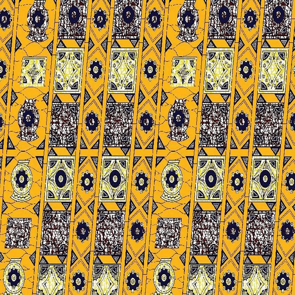 African Pattern Long Scarf 71" X 22"
