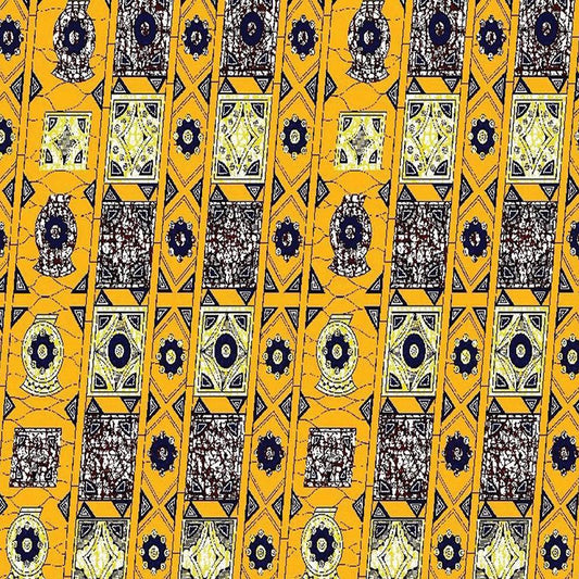 African Pattern Long Scarf 71" X 22"