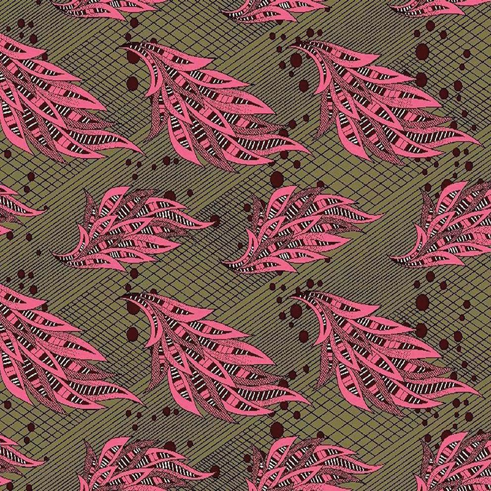 African Pattern Long Scarf 71" X 22"