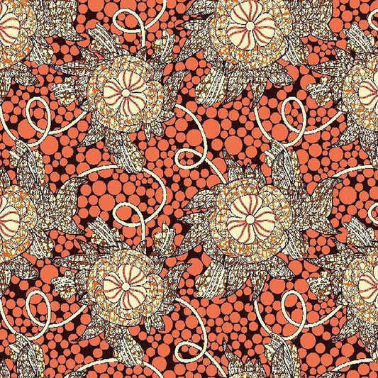 African Pattern Long Scarf 71" X 22"