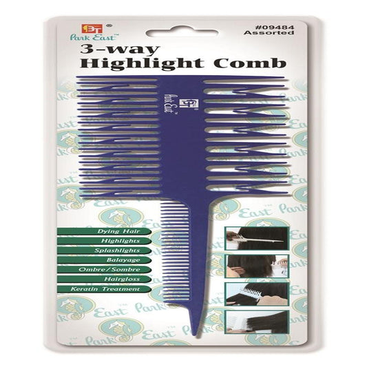 3 Way Highlight Comb Assorted
