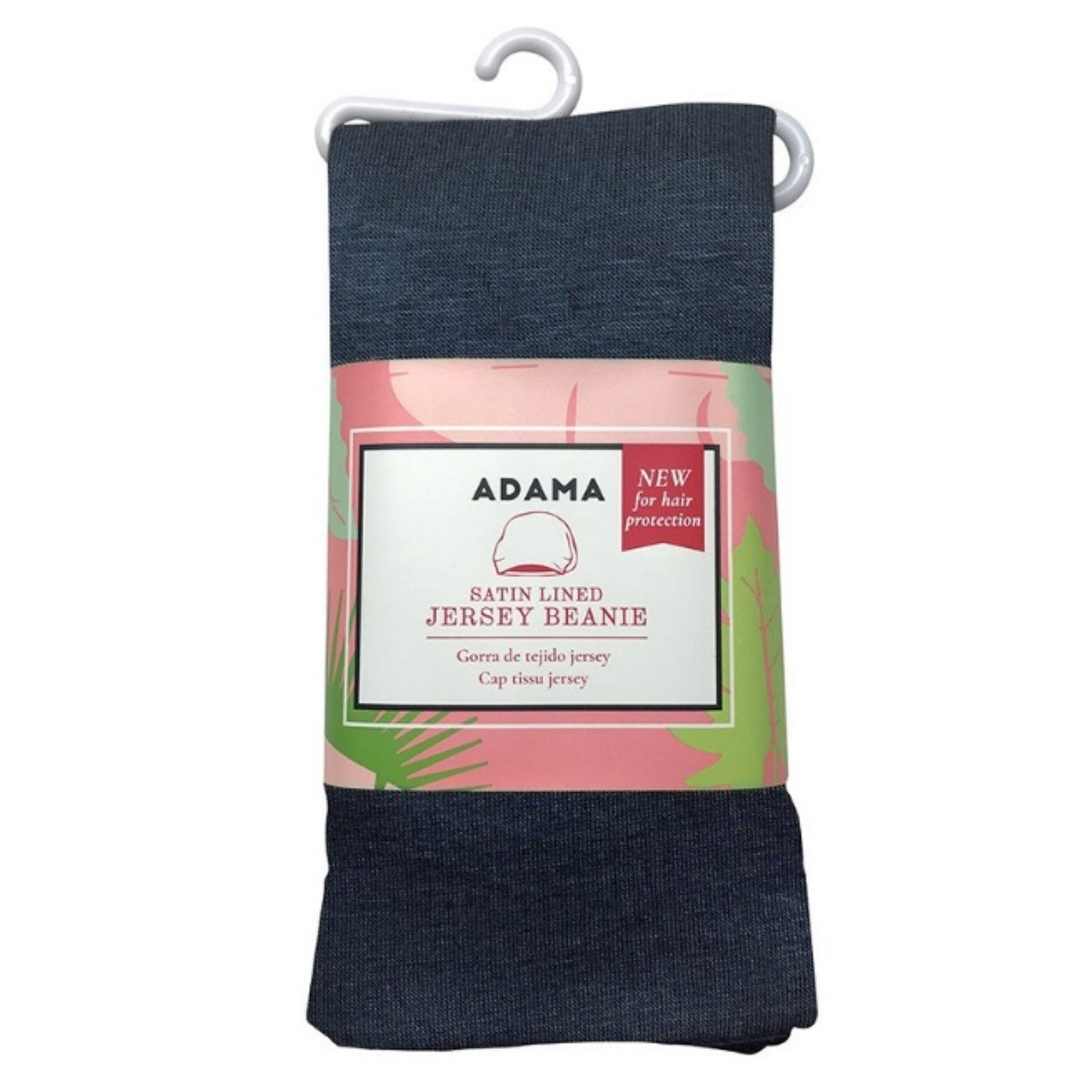 Adama Satin Lined jersey Beanie Navy