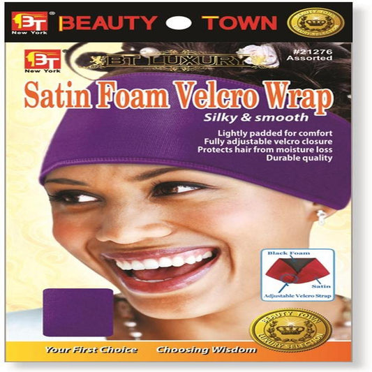 Satin Foam Velcro Wrap Assorted Color