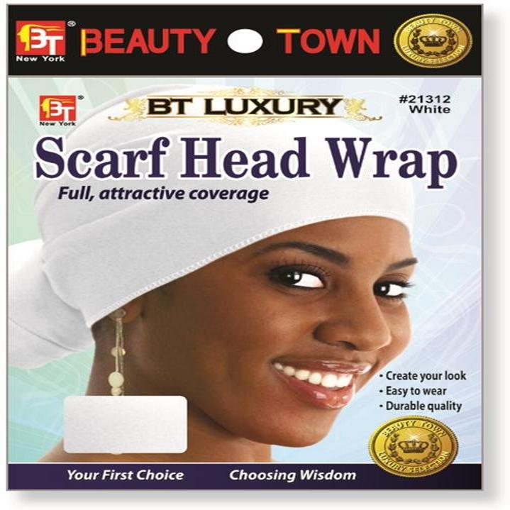 Scarf Head Wrap White