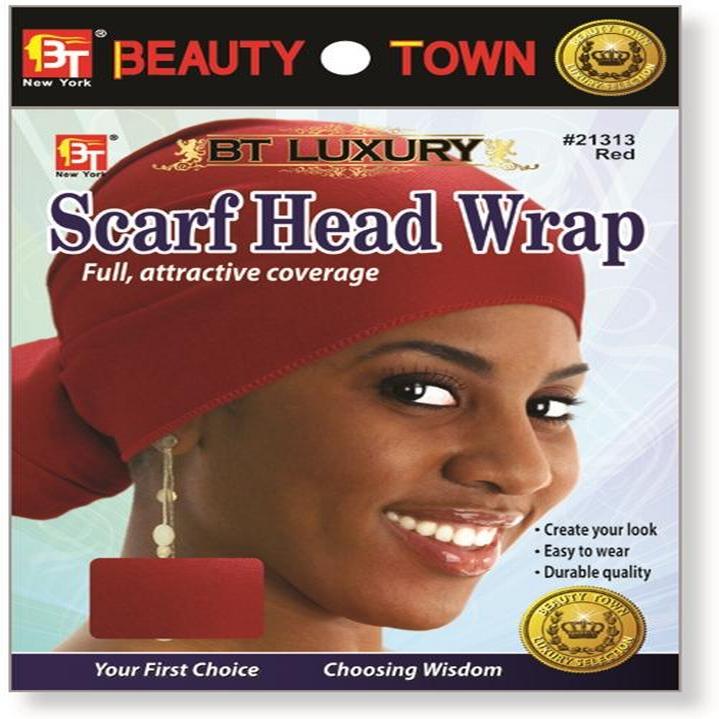 Scarf Head Wrap Red
